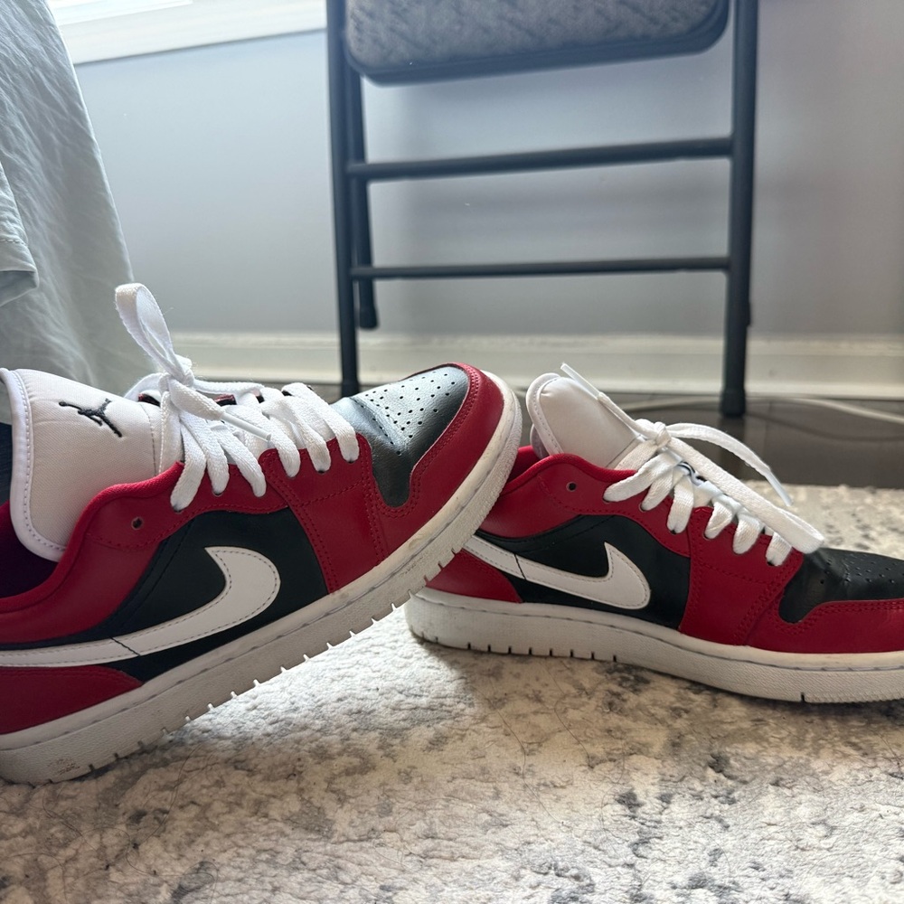 Jordan Women's Sneakers - Red, Black, White